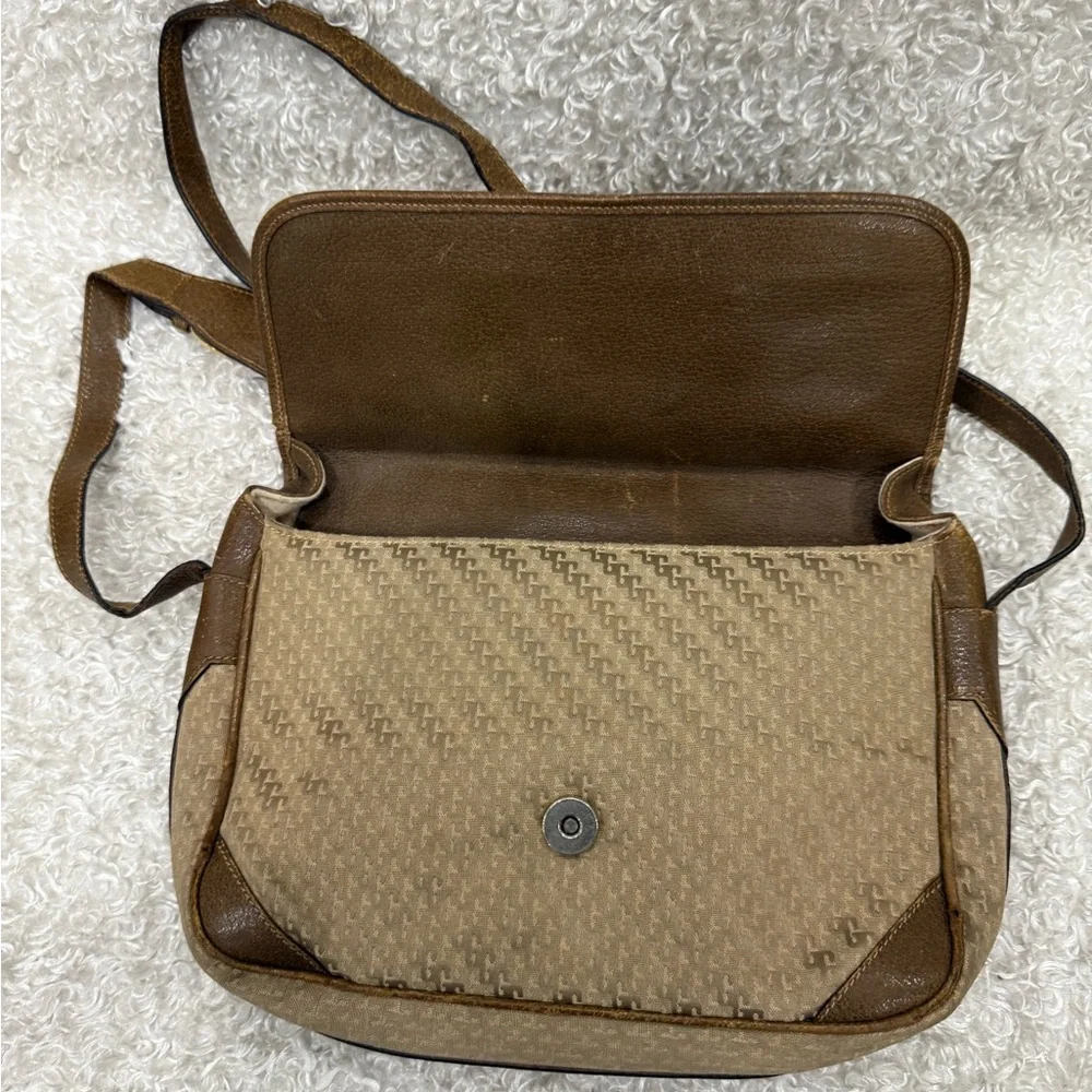 GUCCI Vintage Shoulder Crossbody Bag Canvas Brown - Picture 12 of 16